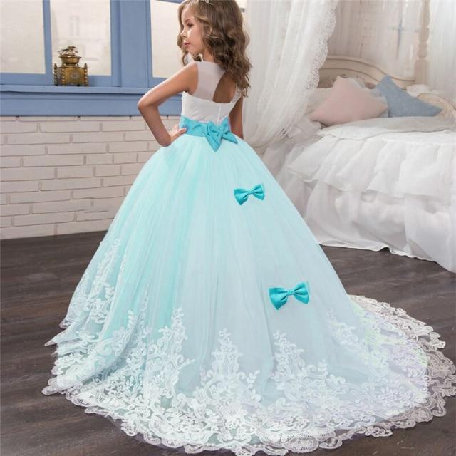 Ready to Ship Size 5-6 Sleeveless Ice Blue Flower Girl Dress 21065 –  Sparkly Gowns